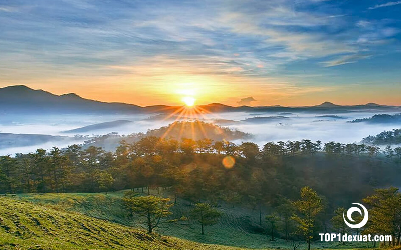 Hình ảnh săn mây ở đồi Đa Phú