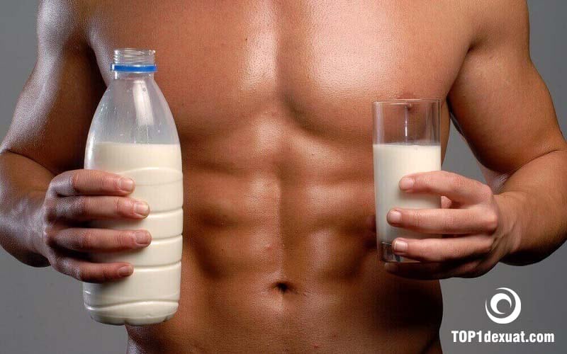 Tập Gym nên uống sữa gì? Ảnh: Google tìm kiếm