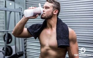 Giá trị dinh dưỡng của sữa lắc protein trong gym. Ảnh: Google tìm kiếm