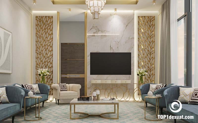 Phong cách thiết kế nội thất Modern Luxury. Ảnh: Google tìm kiếm