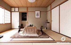 Phong cách thiết kế nội thất Nhật Bản. Ảnh: Google tìm kiếm