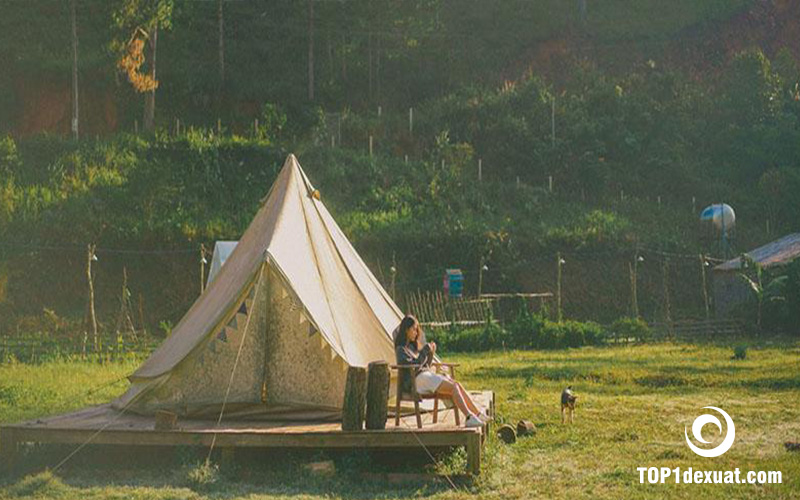 Không gian tại khu cắm trại Dalat Camp