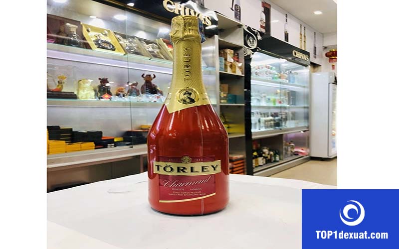 Rượu Champagne hungary nhập khẩu Torley Charmant Rouge – Đỏ