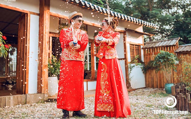 Concept chụp ảnh cưới phong cách Trung Quốc Hong Kong