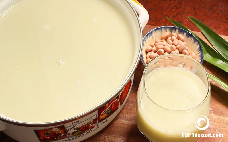 Hướng dẫn cách làm Sữa đậu phộng