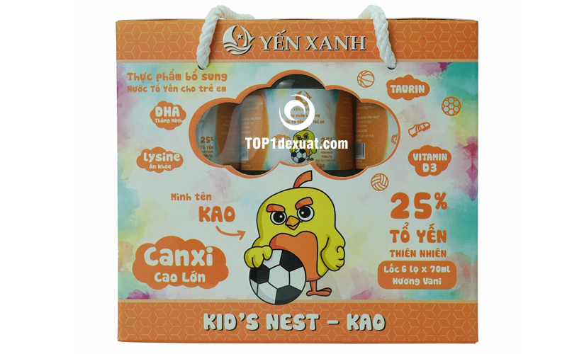 nước yến sào cao cấp Yến Xanh – Kid’s Nest Kao