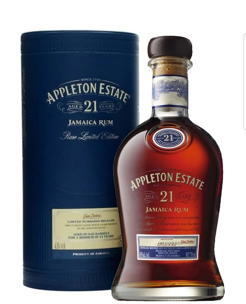 tim mua ruou Rum Appleton Estate 21 Năm Jamaica o dau
