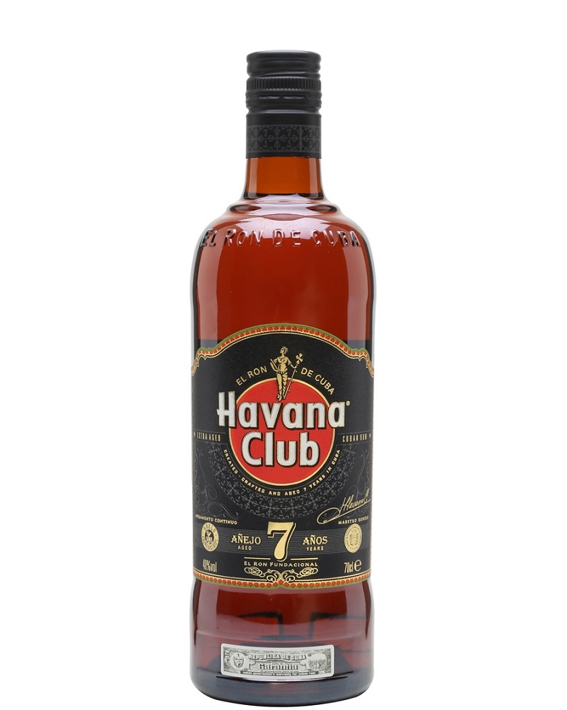 Đặc điểm chai Rượu Rum Havana Club 7 năm