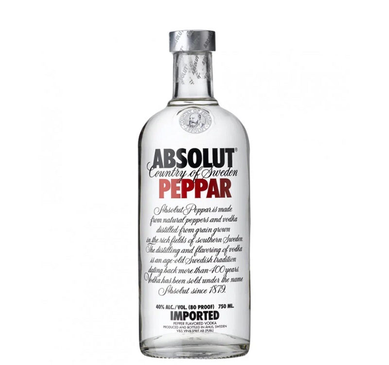 Đặc điểm Rượu Vodka Absolut Peppar