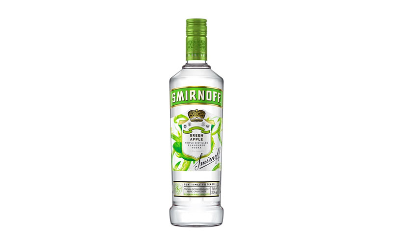 Đặc điểm chai Rượu Vodka Smirnoff Green Apple chính hãng