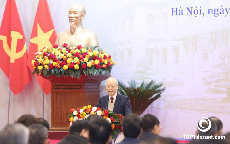 Tổng Bí thư Nguyễn Phú Trọng phát biểu tại Hội nghị Ngoại giao lần thứ 32