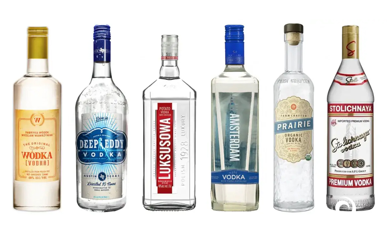 Các loại Vodka khác nhau