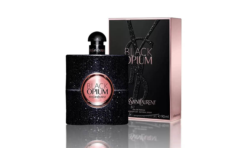 Thiết kế chai nước hoa nước hoa Yves Saint Laurent YSL Black Opium EDP 90ml
