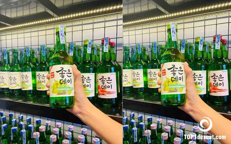 Mua rượu Soju tại các cửa hàng uy tín