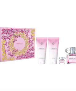 Set Nước Hoa Và Sữa Tắm Versace Bright Crystal Perfume Gift 4 Món