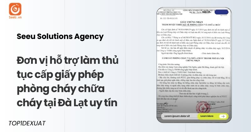 cấp giấy phép phòng cháy chữa cháy