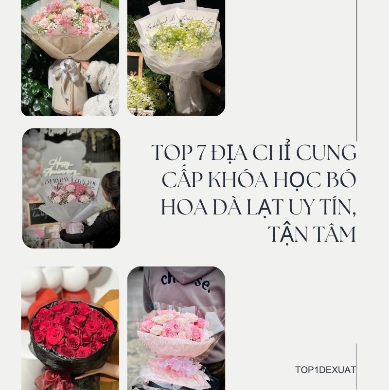 Khóa học bó hoa Đà Lạt