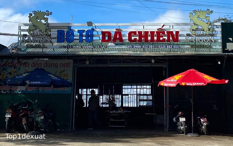 Bò Tơ Dã Chiến quán lẩu bò gần trung tâm đà lạt