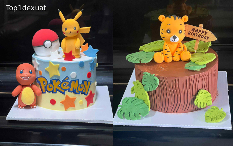 Bánh Kem Hải Cúc — Lâu năm, dịch vụ đặt theo chủ đề hoạt hình bánh sinh nhật cho bé đẹp đà lạt